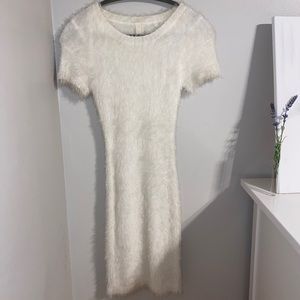 Bodycon Faux Fur Dress